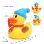 Buy cheap Eco - Friendly Children Toy Collectible Rubber Ducks Christmas Ornament 7cm Height from wholesalers