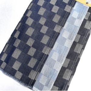 Buy cheap Checker Design Kids And Jean Skirt Non Elastic Jacquard Denim Fabric product