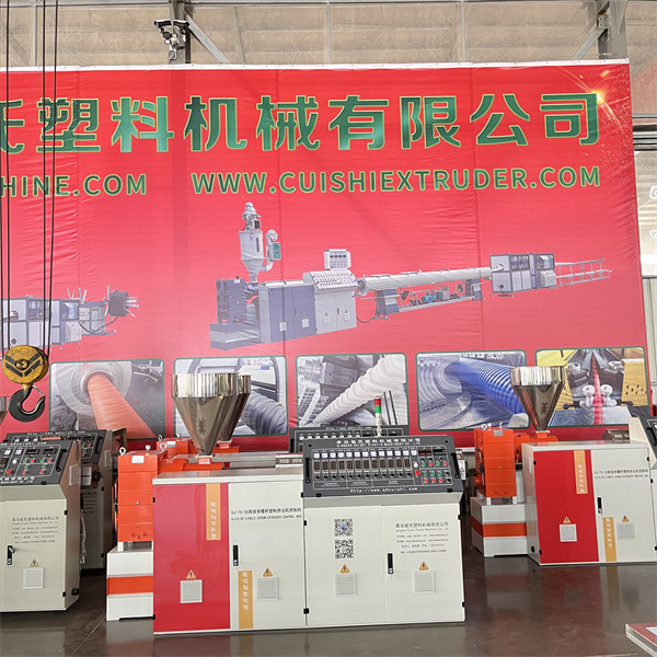 Quality Rigid PVC Conical Screw Extruder , Plastic Twin Screw Machine for sale