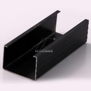 Buy cheap Black Anodized Aluminium Alloy Profile Customize Water Tightness High Stiffness from wholesalers