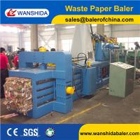 Buy cheap 50Ton small Waste Paper Balers to press cardboard and plastic with 2-4ton/h product