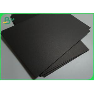 Buy cheap Uncoated Strong Soild Black Cardboard Sheets With 250gsm 300gsm from wholesalers