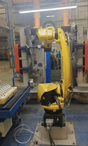 Buy cheap Robot Grinder RG-200 With Electric Motor PLC Automatic Grinding Machine Precision PLC Control from wholesalers