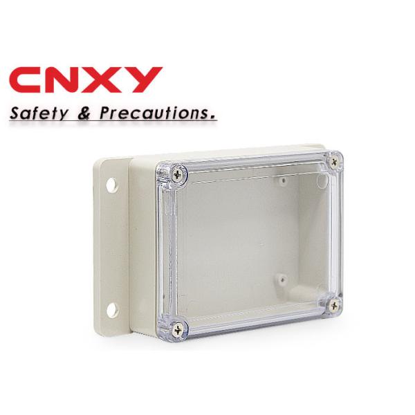 Buy cheap Customized IP65 Waterproof Plastic Box , Transparent Pcb Enclosure Box from wholesalers