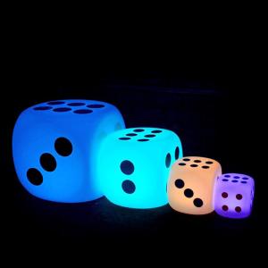 Buy cheap Waterproof Plastic Glow Cube Dice Infarad Remote Control from wholesalers