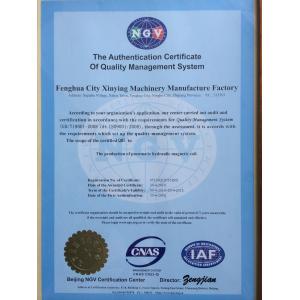Ningbo Nijia Electronics Technology Co.,Ltd Certifications