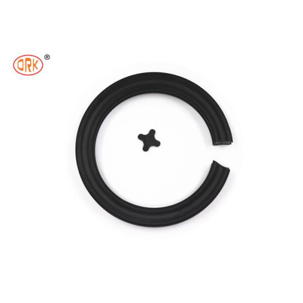 Quality Black NBR FKM Rubber Quad Ring For Machinery Seal for sale