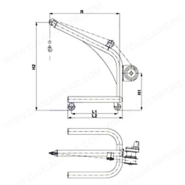 Buy cheap Pneumatic Travelling Crane from wholesalers