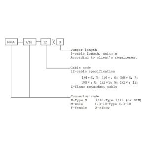 Low Intermodulation RF Cable Assemblies Mobile Communication Feeder Jumper