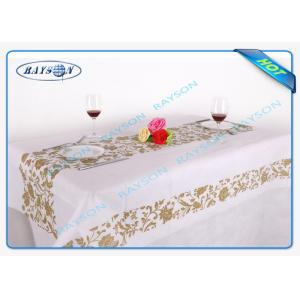 PP Seasame Non Woven Cleaning Cloths Pink Fabric Tablecloths