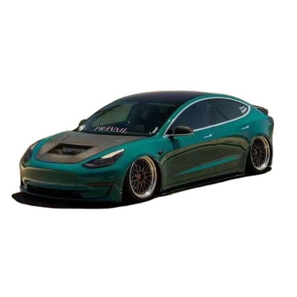 Buy cheap 146cm Model 3 Tesla Body Kit Plastic Transparent Carbon Fiber Hood from wholesalers