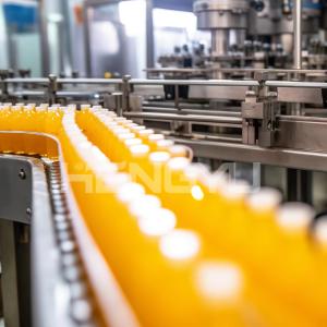 Buy cheap OEM Juice Making Machine Automatic Fresh  Sterilization With Pulp Hot Filling Line Plastic Bottle Beverage Packing Machine from wholesalers