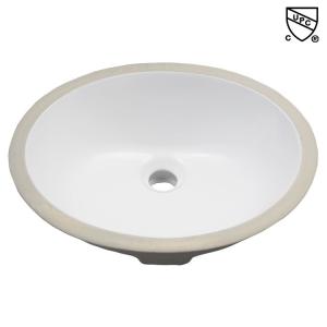 Buy cheap Rectangular Glazed Ceramic Undermount Bathroom Vanity Sink 3 Layered 400mm from wholesalers