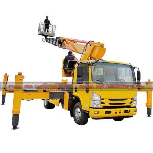 Buy cheap Cheaper Price 28M 30M 33M 36M ISUZU Telescopic Boom Isuzu Manlifter Truck With Aerial Bucket for Sales from wholesalers