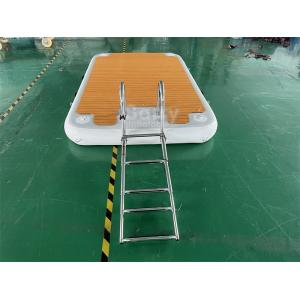 Water Floating Entertainment Floating Dock Inflatable Pontoon Fishing Boats With