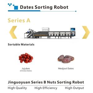 Buy cheap Date Sorting Machine Powered By Deep Learning Technology High Accuracy 8 Lanes 8 Outlets 2.4-2.6T/H 360° Rotating Scanning from wholesalers