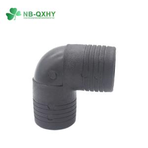 Round Head Code HDPE Butt Fusion Pipe Fitting 45 Degree Elbow for Water and Gas