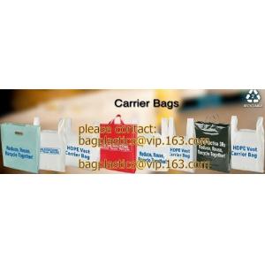 Biodegradable Reusable Plastic T-Shirt Bag Eco Friendly Compostable Grocery