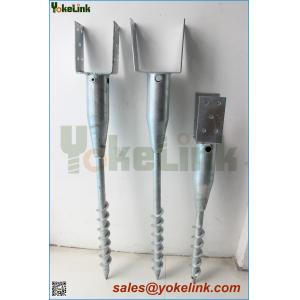 Carbon steel Ground Screw Anchor For Fence