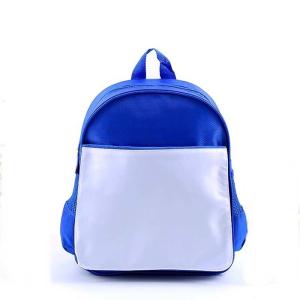 Colored Sublimation Backpack Blanks Schoolbag For Kids With Detachable Printing