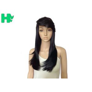 Buy cheap High Temperature Fiber Long Straight Synthetic Wigs With Bangs product