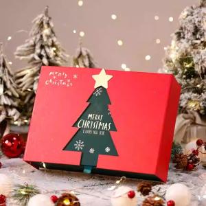 Buy cheap Customized Christmas Atmosphere Christmas Tree Element Gift Box from wholesalers