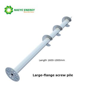 Buy cheap 220mm Flange Q235 Steel Ground Screw Piles For Solar Mounting System from wholesalers