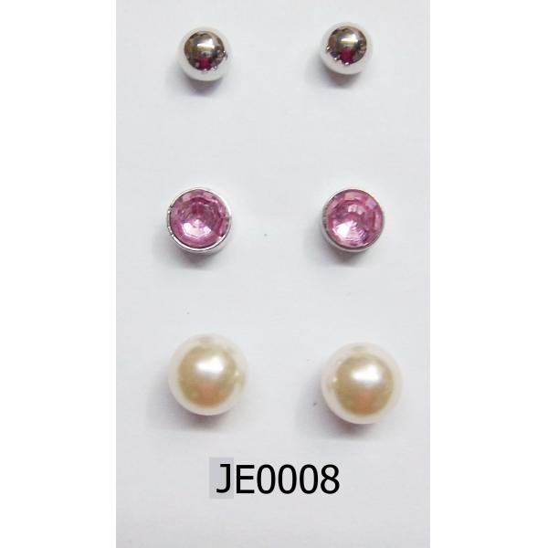 Quality pearl stud earring set for sale