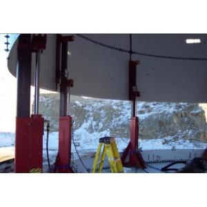 Buy cheap Customized Request Simple Hydraulic Grain Silo Lifting Jack for Enamel Storage Tank from wholesalers