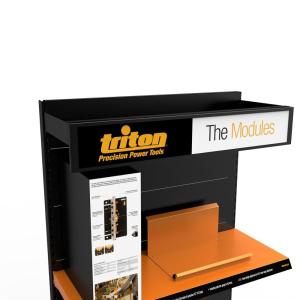 Buy cheap Customized Metal Tool Display Rack Saw With LED Lights from wholesalers