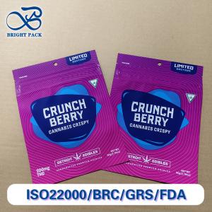 Buy cheap Custom Child Resistant Bags 100 Pack CR Certified Foil Laminate from wholesalers