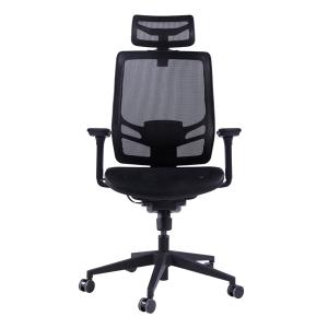 Buy cheap Adjustable Ergo Desk Mesh Back Office Chair Project Lumbar Support With Headrest from wholesalers