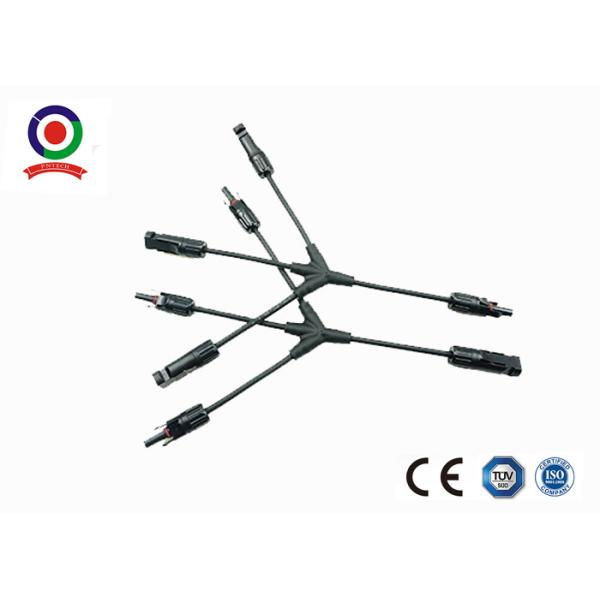 Quality Multi Solar Branch Connector Good Flexibility Lower Contact Resistant CE / ISO9001 for sale