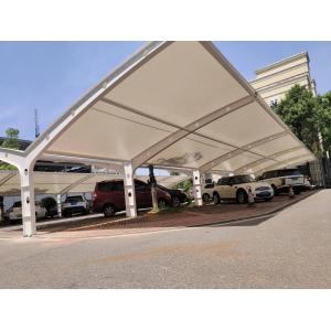 Buy cheap PVDF Tensile Membrane Fabric Outdoor School  Carport Shade Canopy For Parking Lot from wholesalers