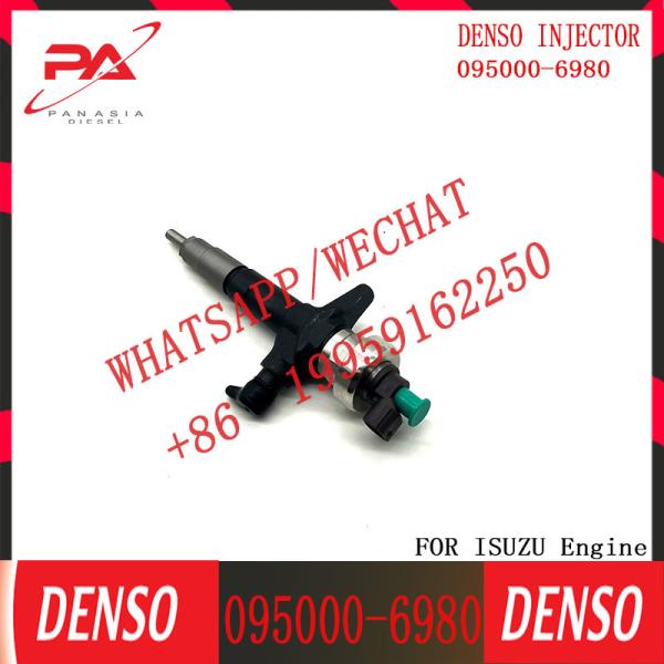 Denso diesel fuel common-rail injector 095000-6980 for isuzu 4JJ1 engine fuel