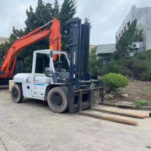 Buy cheap Used Tcm Fd100 Diesel Forklift with 4.5m Satge and Powerful Engine from wholesalers