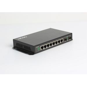 HiOSO Wall Mounting 1490nm Gigabit Ethernet Switch , Gigabit SFP Switch
