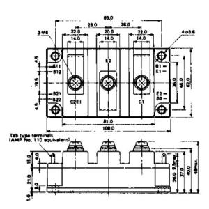 Buy cheap IGBT Power Module 2DI20A-1K POWER TRANSISTOR MODULE  FUJITSU IGBT Power Module from wholesalers