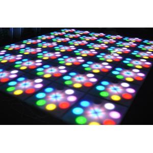 Buy cheap 2016 latest DJ Stage Effect Light music rhythm lights size 60*60cm Flower LED Dance Floor from wholesalers