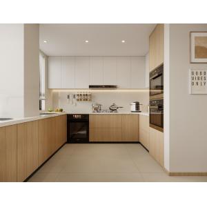 Automatic Foshan Custom Furniture Cupboard Pantry Shaker Cherry Kitchen Cabinet