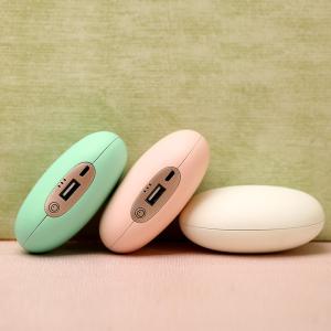 Buy cheap Mini pea pocket Hand Heater With Power Bank Vibration body Massage SW-398 from wholesalers