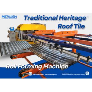 Buy cheap Traditional Metal Roofing Roll Forming Machine With Hydraulic Punching And Auto Stacker from wholesalers