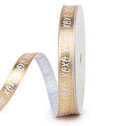 Factory Custom Printed Recycled Ribbon Rose Wedding Birthday Cake Gift