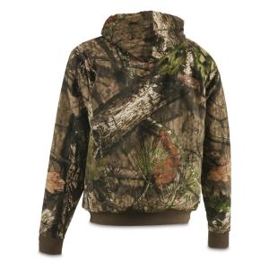 Ykk Zipper Mens Camo Hunting Jacket , 100% Cotton Shell Camo Insulated Coat