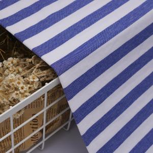 Buy cheap Moisture Wicking Cotton Pique Fabric Breathable Stretch Striped Lycra Texture from wholesalers