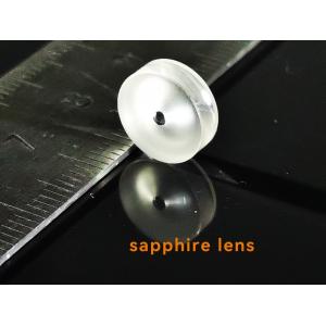 Buy cheap Fan Shaped Polished / Unpolished Sapphire Lens Glasses Al2O3 Single Crystal from wholesalers