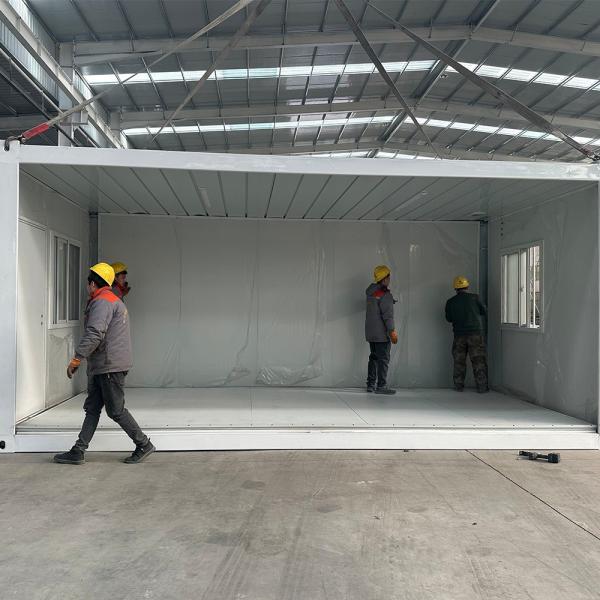 Smart Building Folding Prefabricated Container House Easy To Install Sandwich