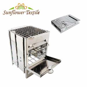 Buy cheap 21x15x15cm Folding Portable Camping Cookware Mini Barbecue Charcoal Grill from wholesalers