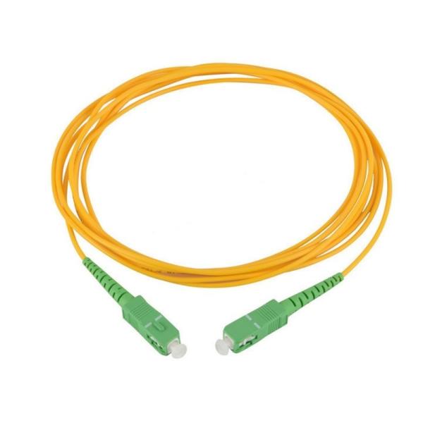 SC/APC-SC/APC G657A1 Simplex Fiber Optic Patch Cord for Indoor in Telecommunications