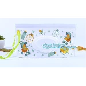 Travel wipes case reusable wet wipe bag travel wipes dispenser wipe, eco